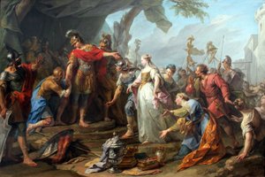 De grootmoedigheid van Scipio door Jean I Restout
